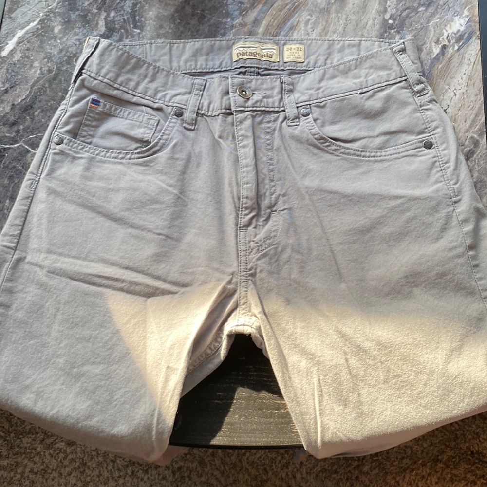 Patagonia performance twill pants.